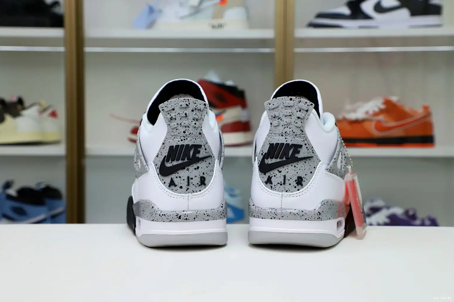 Retro Cement Air Jordan 4 White Kimikick 0414